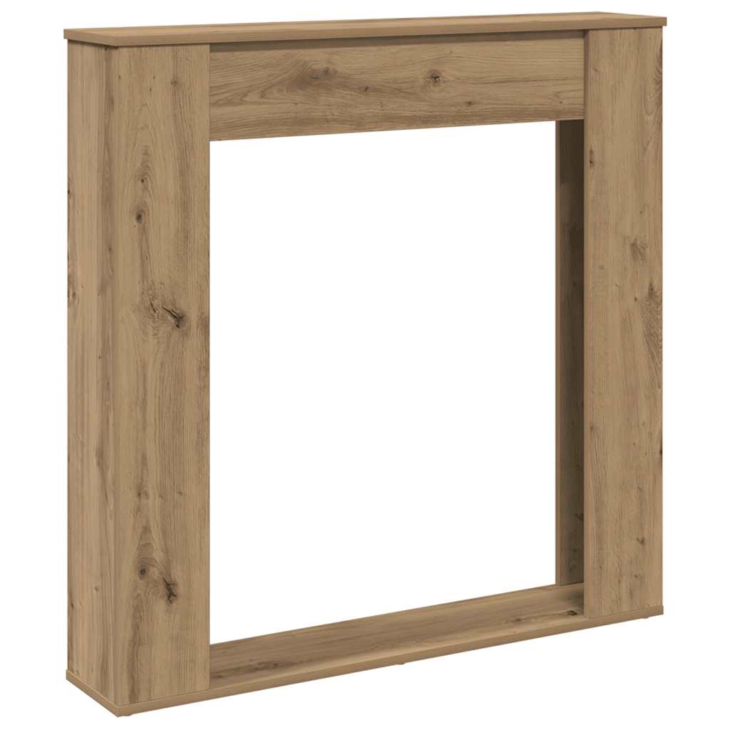 Okvir za kamin boja hrasta 100x20x100 cm od konstruiranog drva