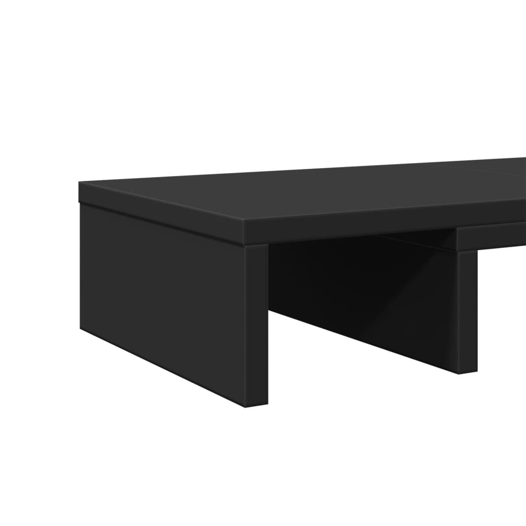 Stalak za monitor podesivi crni 60x24x10,5 cm konstruirano drvo
