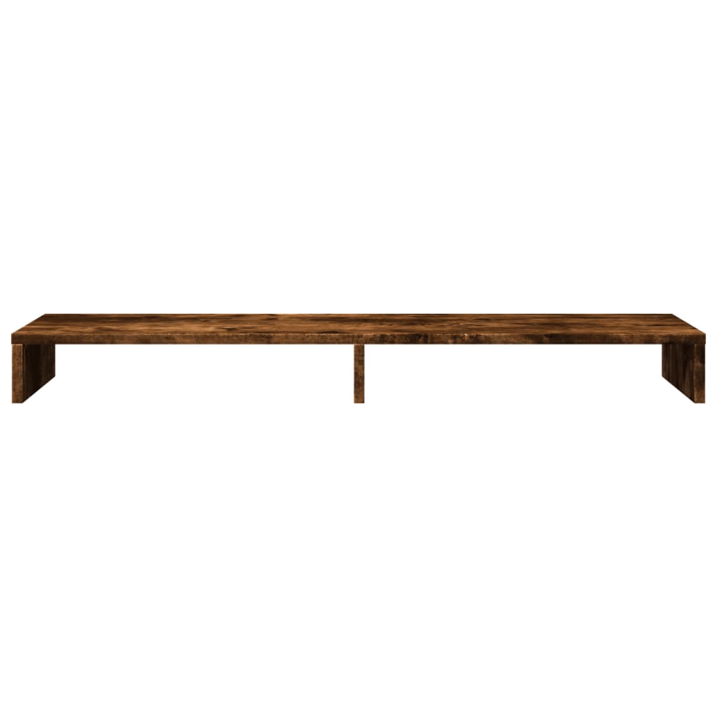 Stalak za monitor boja dimljenog hrasta 100x27x10 cm drveni