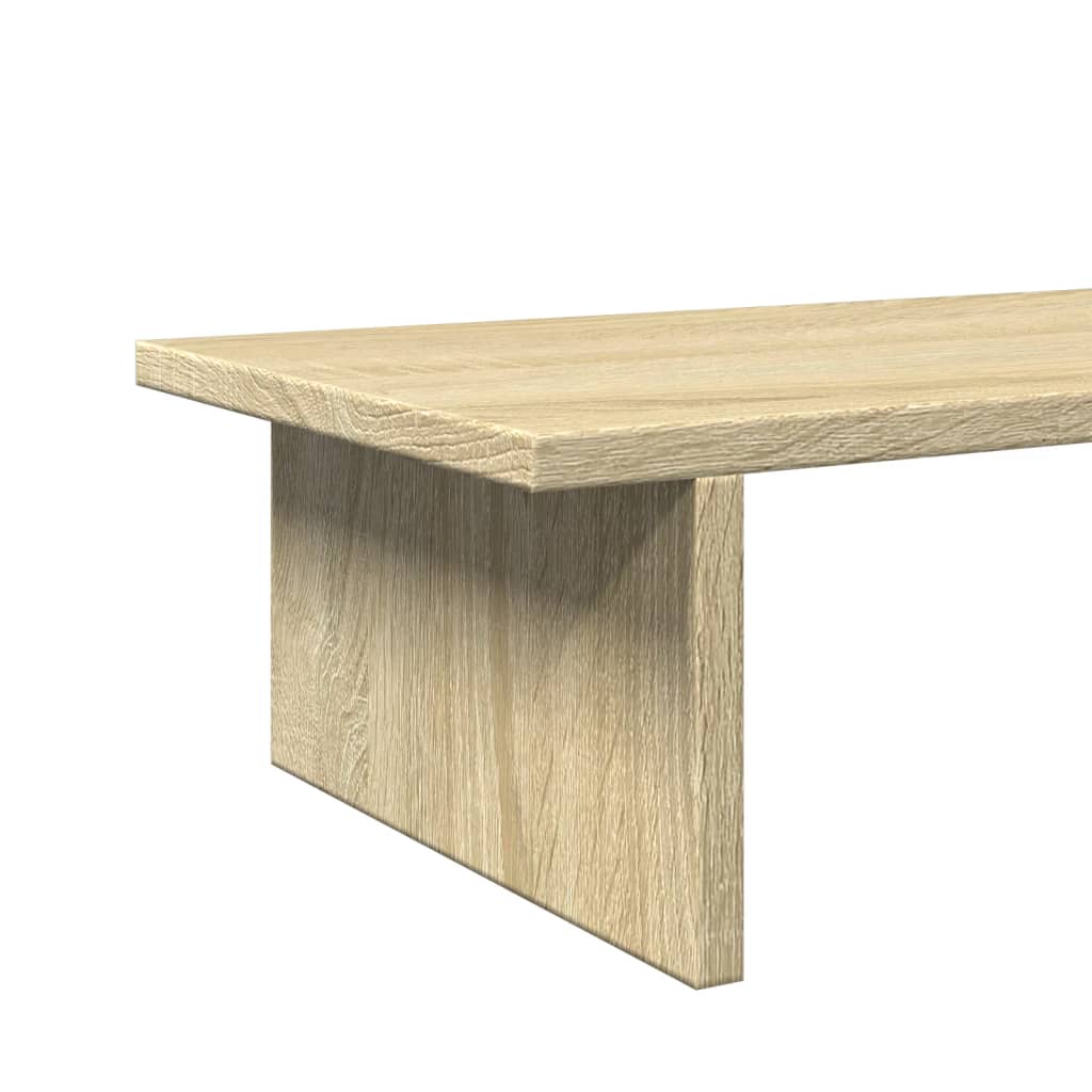 Stalak za monitor boja hrasta 100x27x15 cm konstruirano drvo