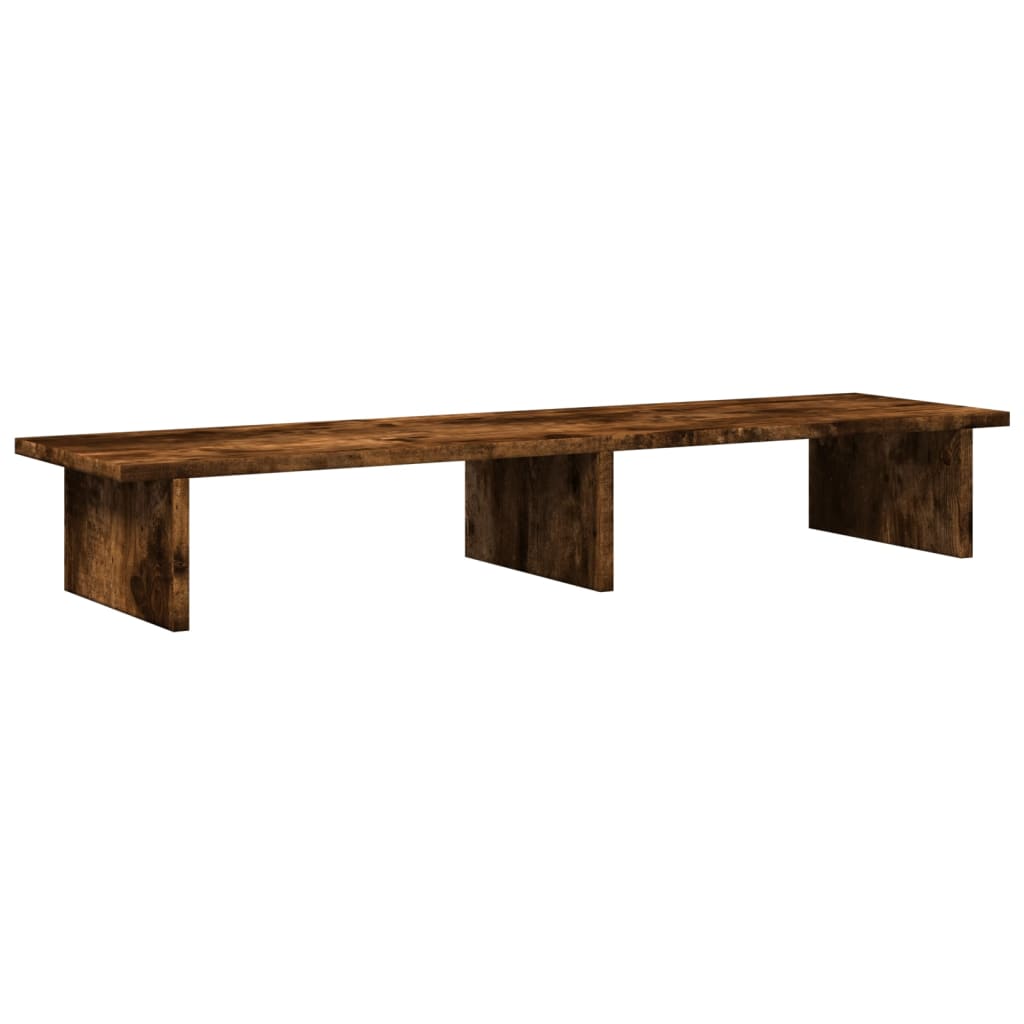 Stalak za monitor boja hrasta 100x27x15 cm konstruirano drvo