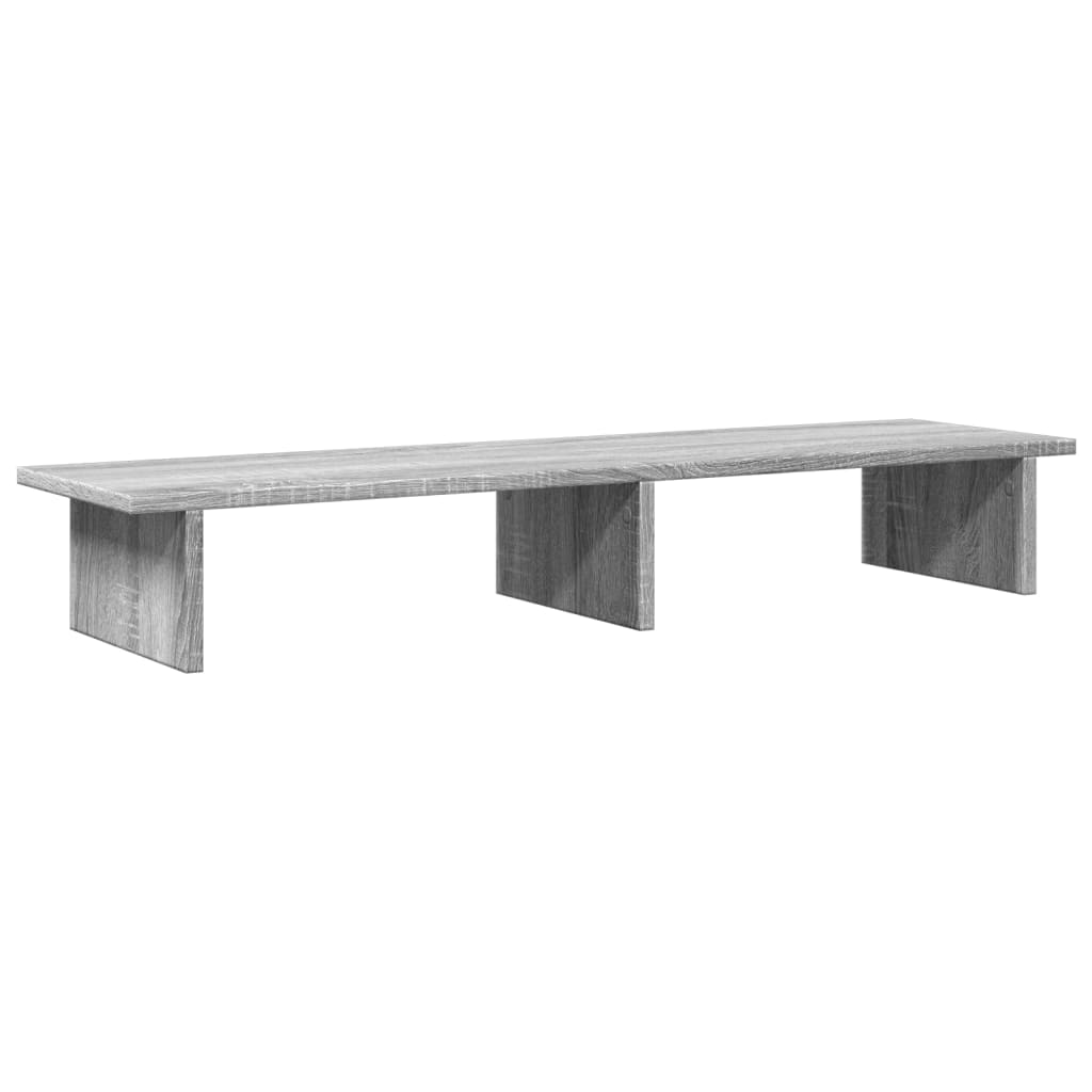 Stalak za monitor boja hrasta 100x27x15 cm konstruirano drvo
