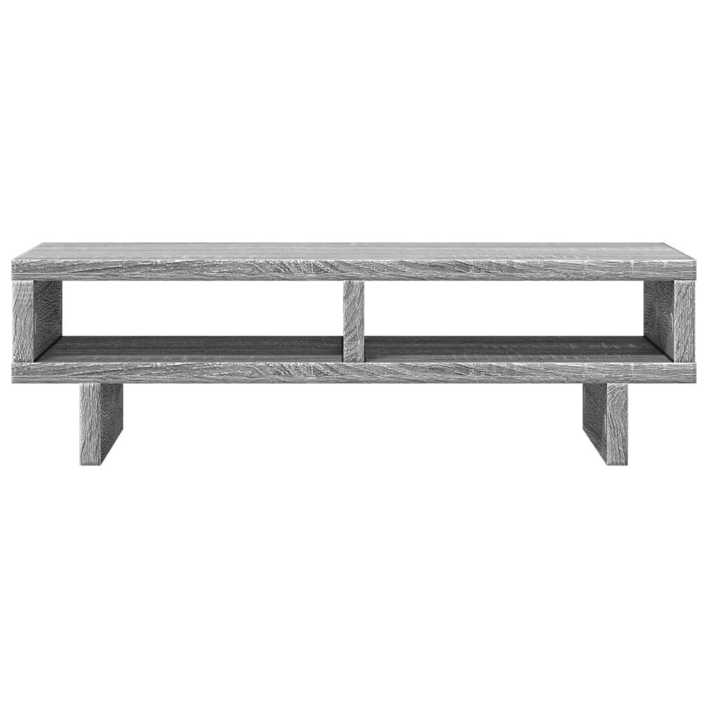Stalak za monitor siva boja hrasta 50x27x15cm konstruirano drvo
