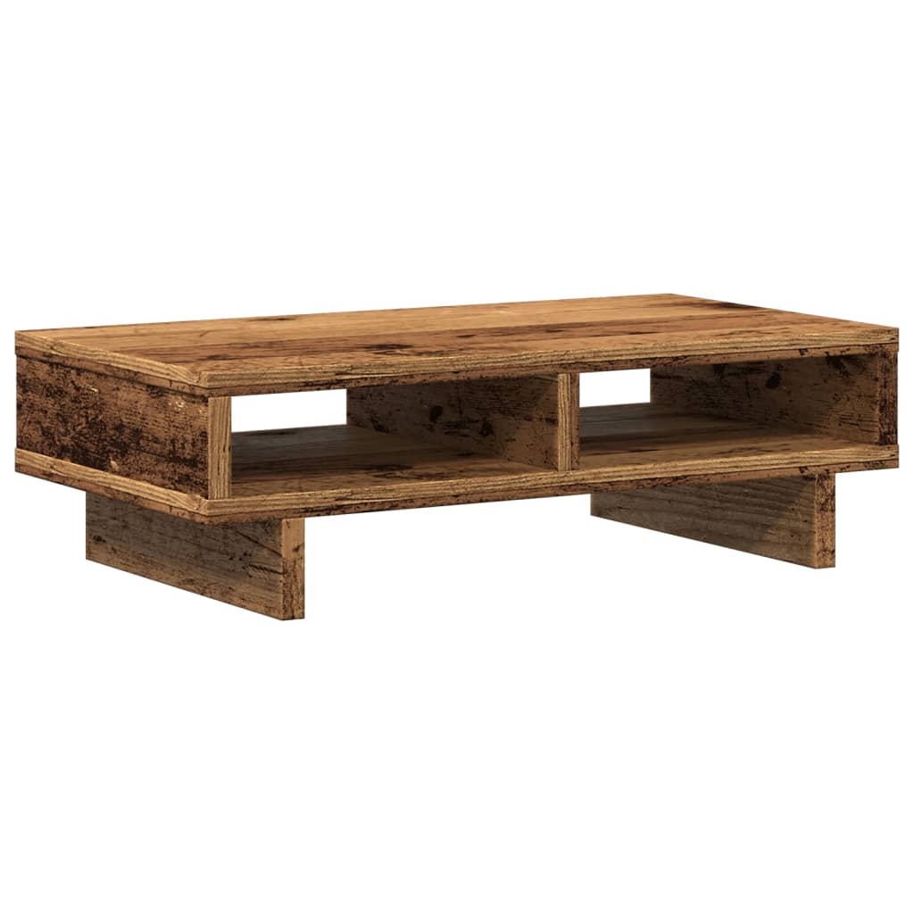 Stalak za monitor boja drva 50x27x15 cm konstruirano drvo