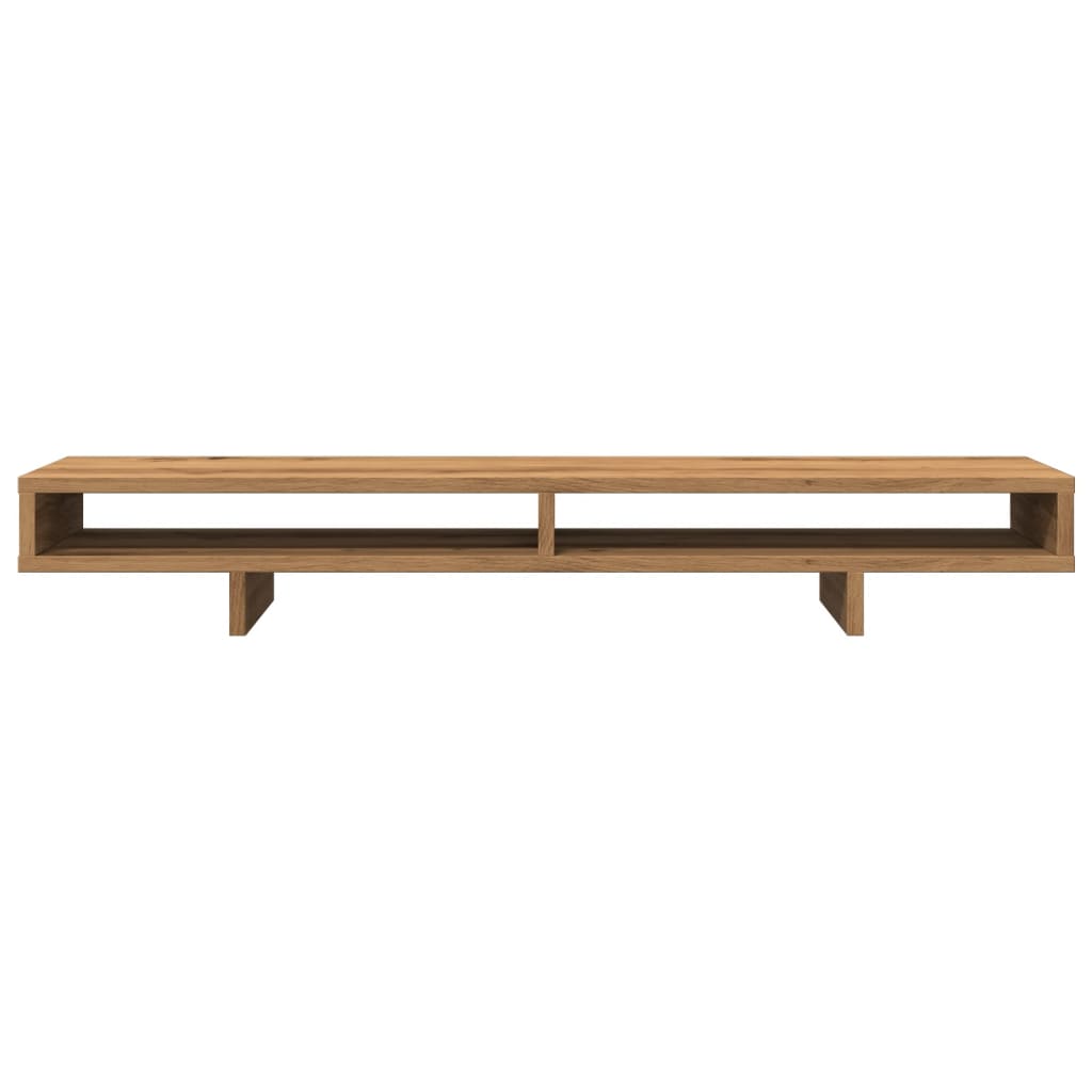 Stalak za monitor boja hrasta 100x27x15 cm konstruirano drvo