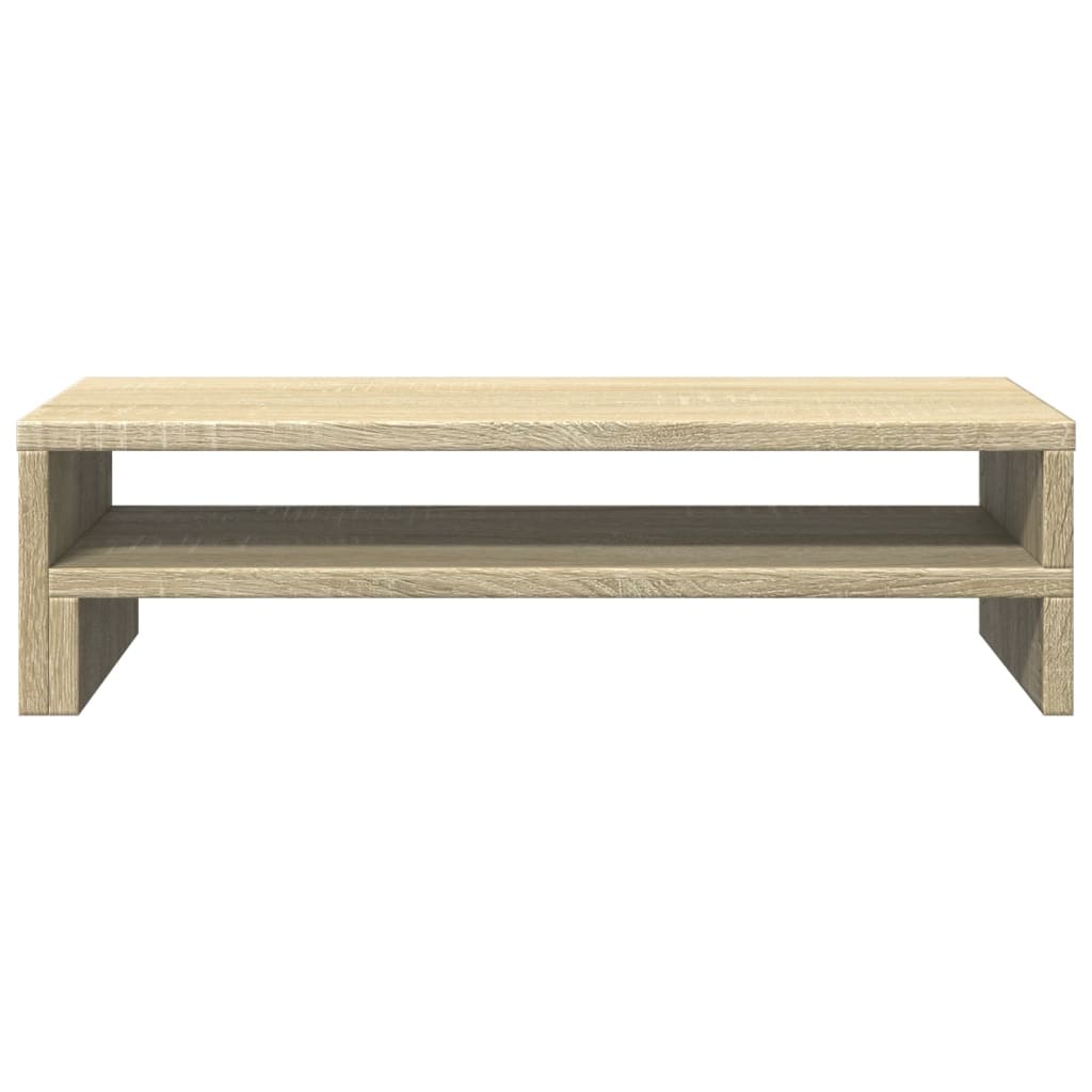 Stalak za monitor boja hrasta 54x22x15 cm konstruirano drvo
