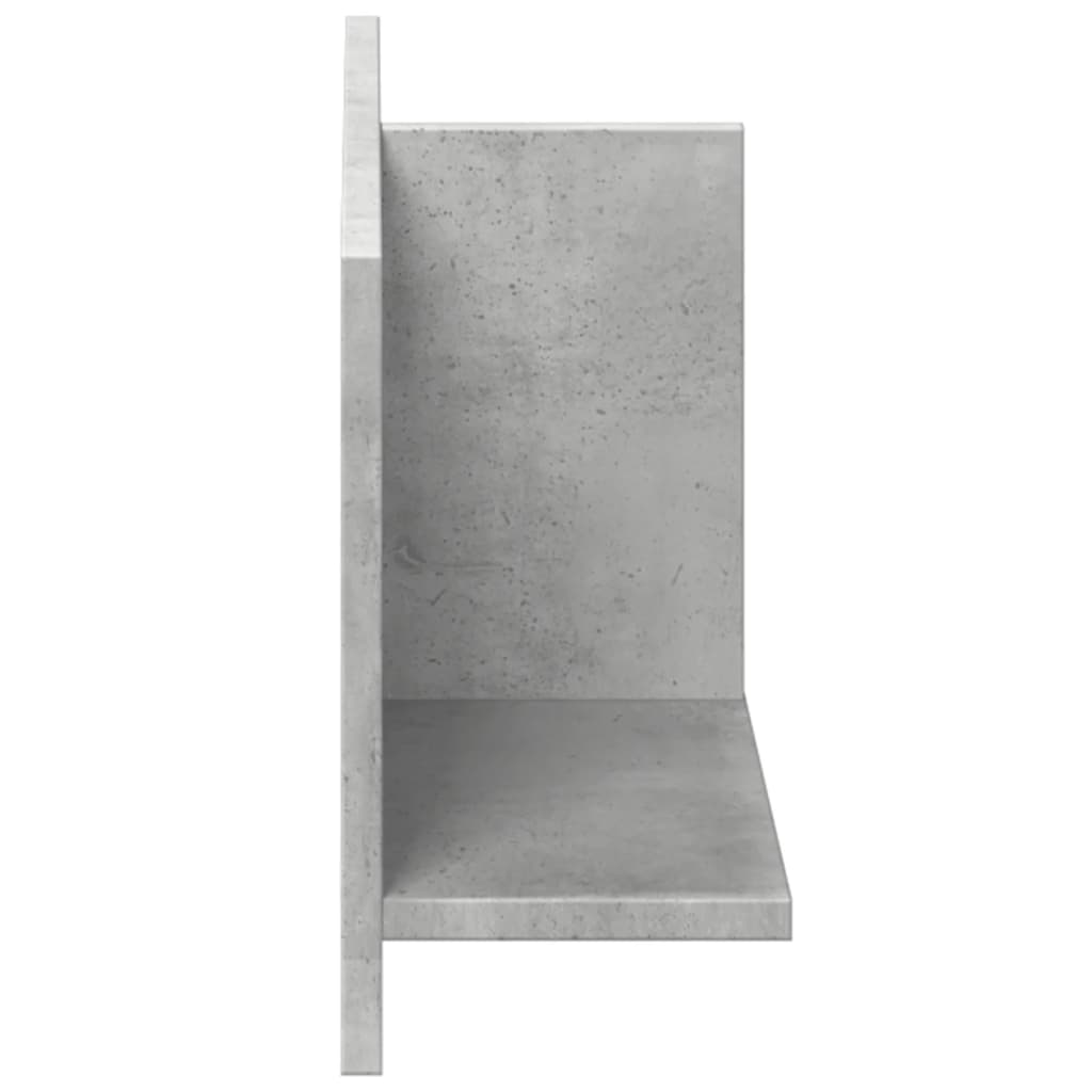 Zidni ormarić 70x16,5x30 cm siva boja hrasta konstruirano drvo
