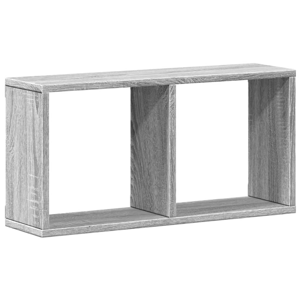 Zidni ormarić 60x16x30 cm siva boja hrasta konstruirano drvo