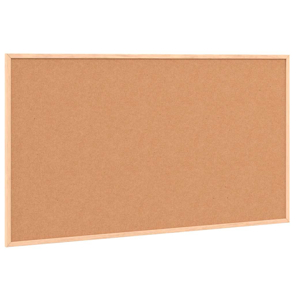 Ploča za pisanje kredom s okvirom od masivnog borovog drva crna 100 x 55 cm