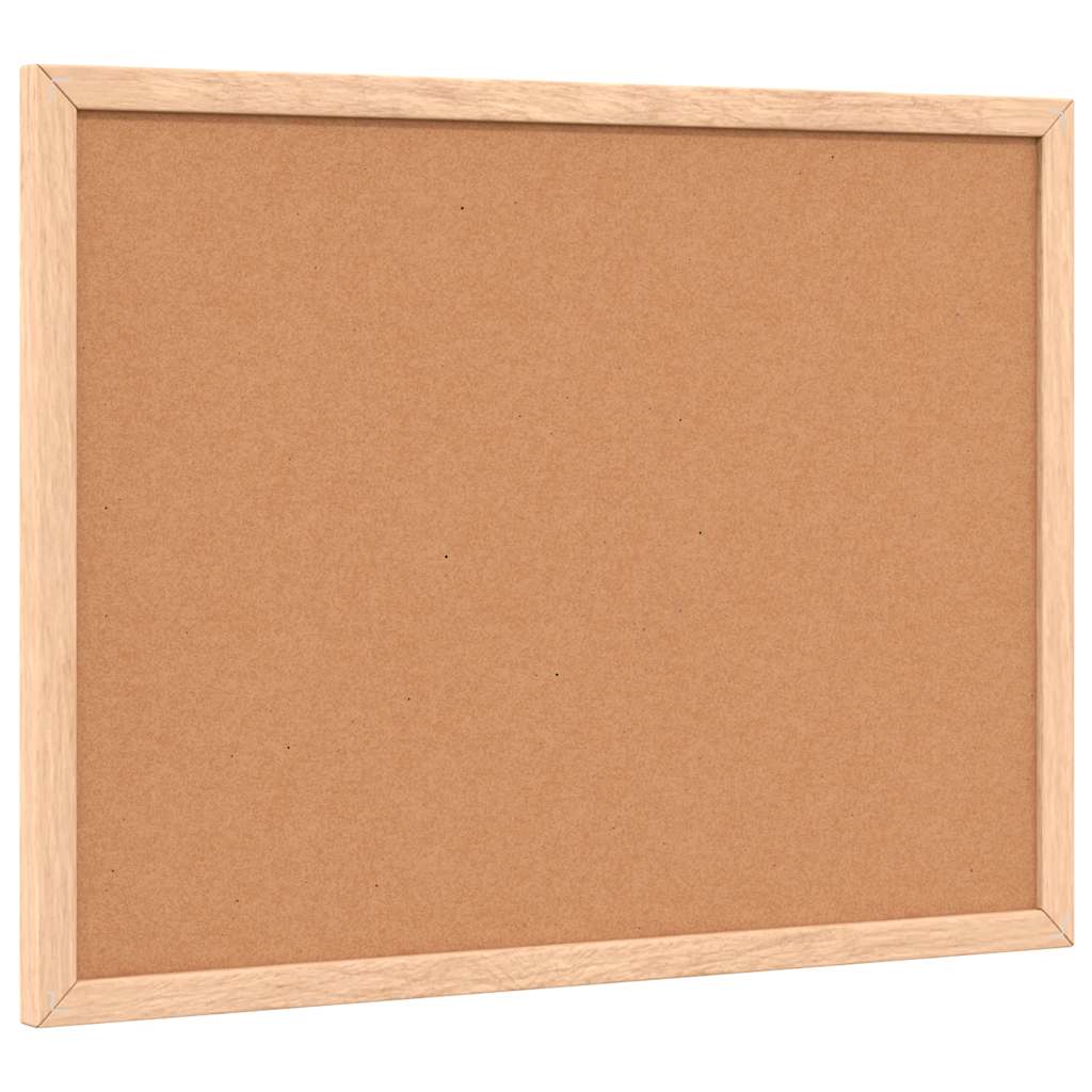 Ploča od pluta s okvirom od punog drva borovine 40x30 cm