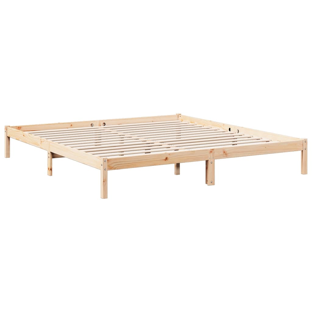 Dugi okvir kreveta bez madraca 180 x 210 cm od borovine