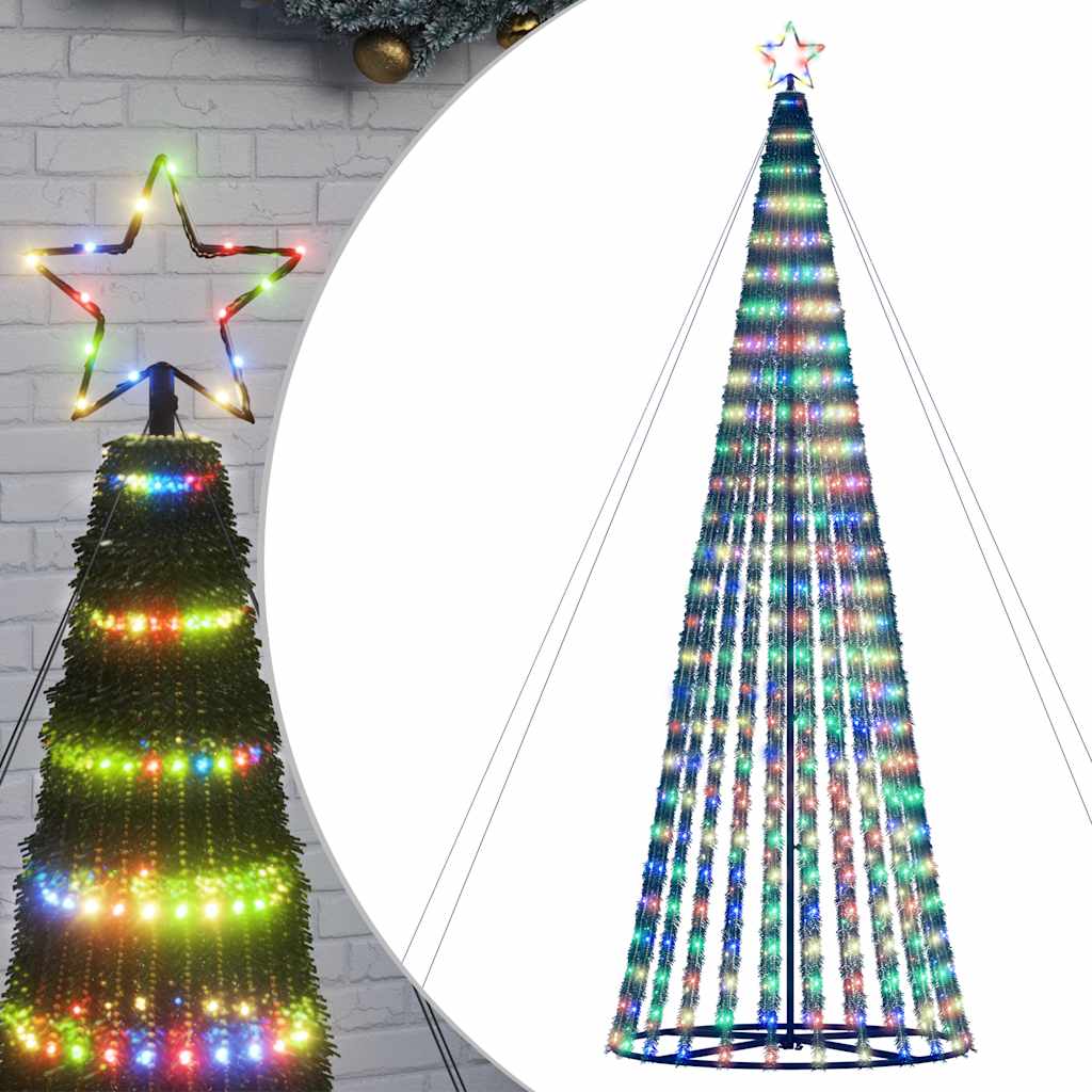 LED božićno drvce 1028 LED šarenih 403 cm