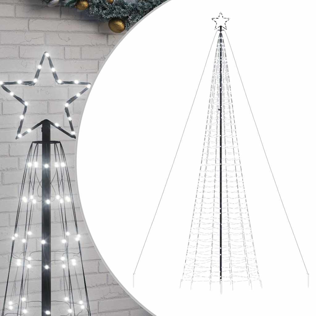 LED božićno drvce sa šiljcima 1534 LED hladno bijelo 500 cm
