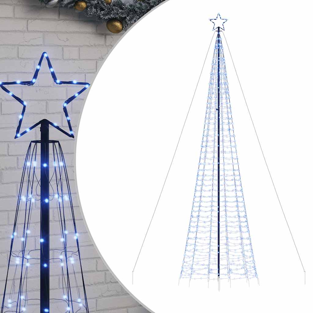 LED božićno drvce sa šiljcima 1534 LED plavo 500 cm
