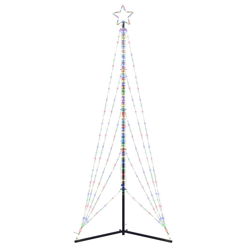 LED božićno drvce 525 LED šarenih 302 cm