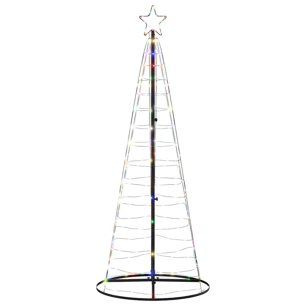 LED božićno drvce 200 LED šarenih 180 cm