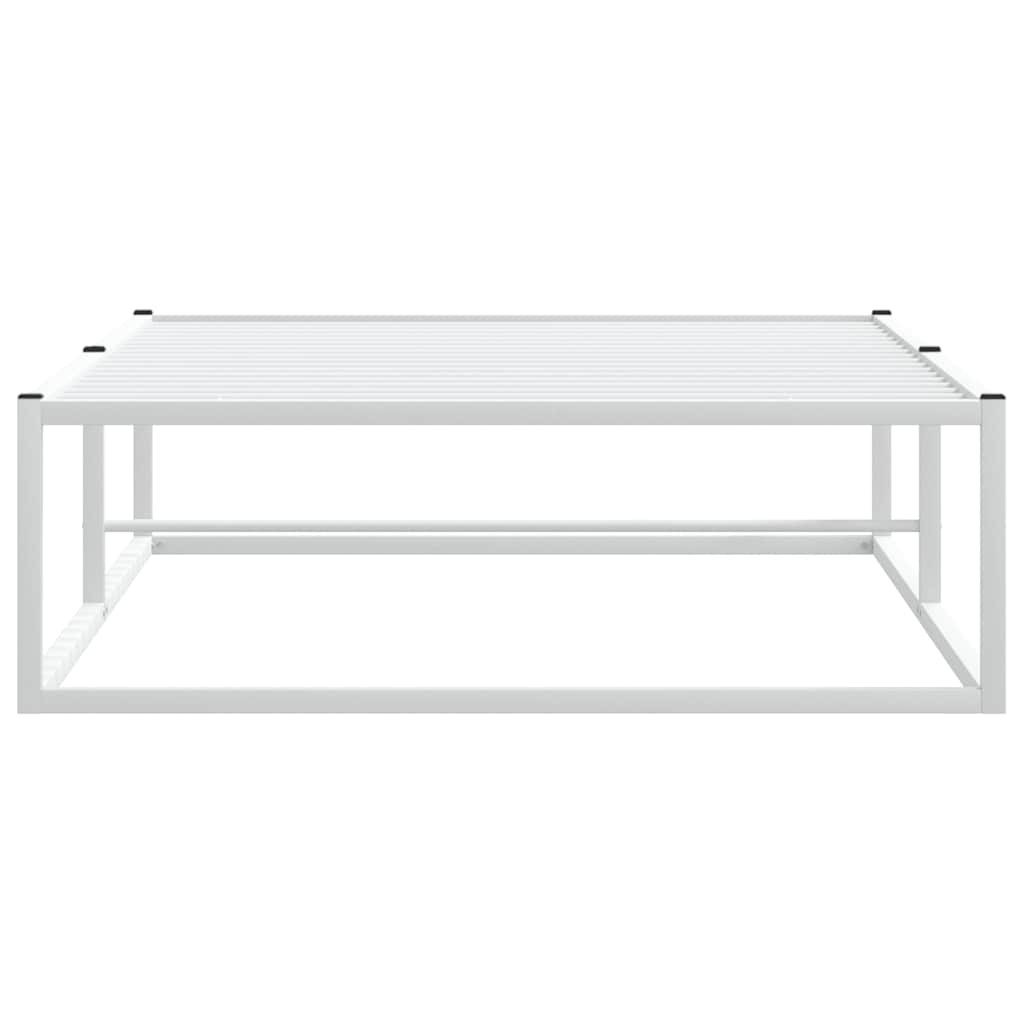 Okvir kreveta bez madraca Bijeli 100x200 cm Metalni