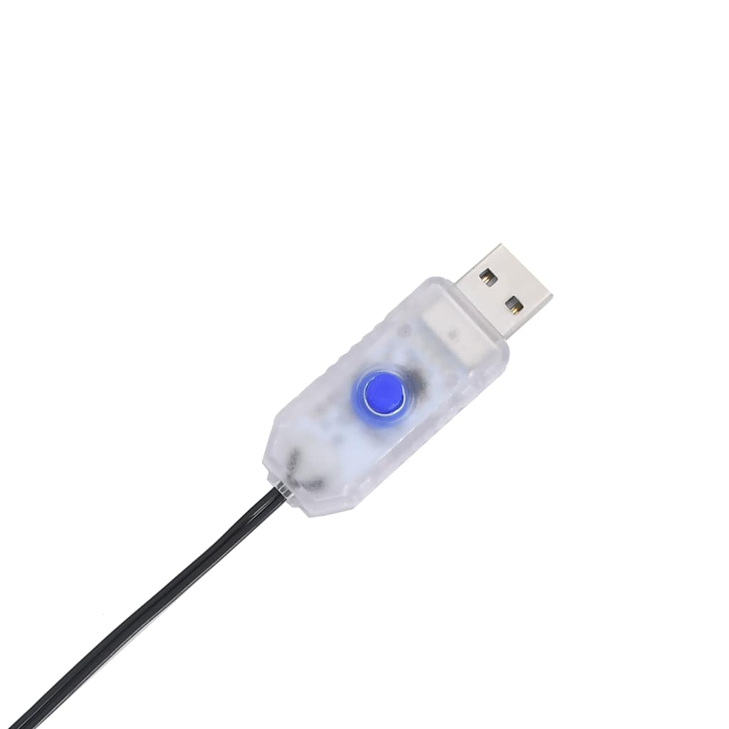Božićna svjetla silueta zvijezde padalice 80 LED dioda toplo