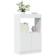 Visoka komoda bijela 63x33x100 cm od konstruiranog drva