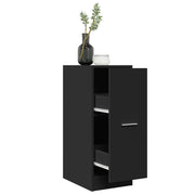 Ormarić za lijekove crni 30x41x77,5 cm konstruirano drvo