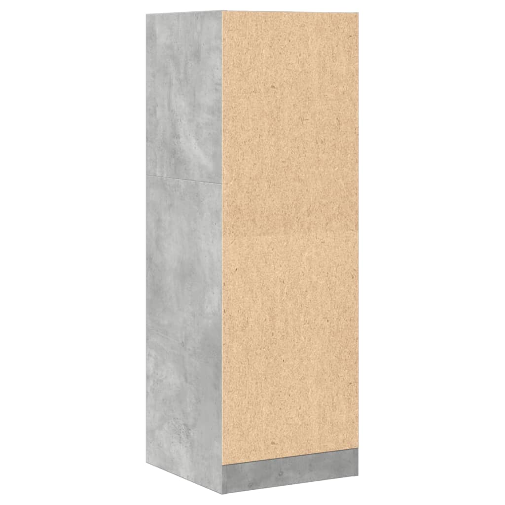 Ormarić za lijekove boja betona 40x41x118 cm konstruirano drvo