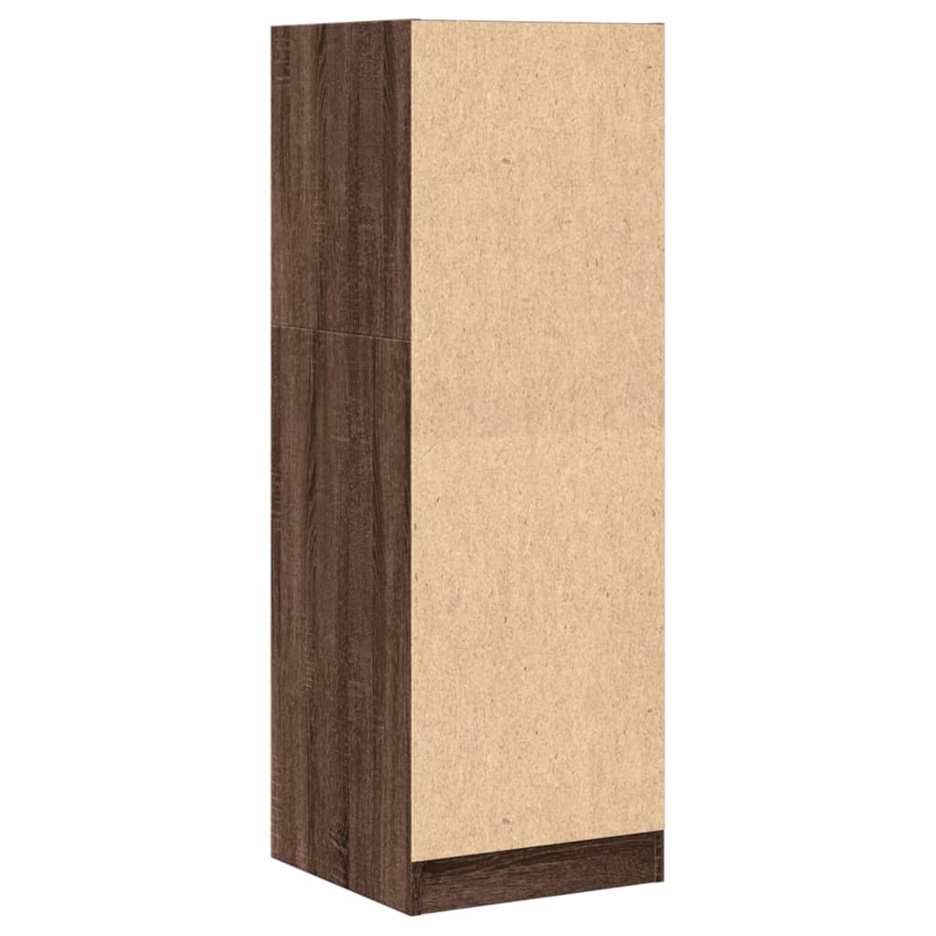 Ormarić za lijekove boja smeđeg hrasta 40x41x118 cm drveni