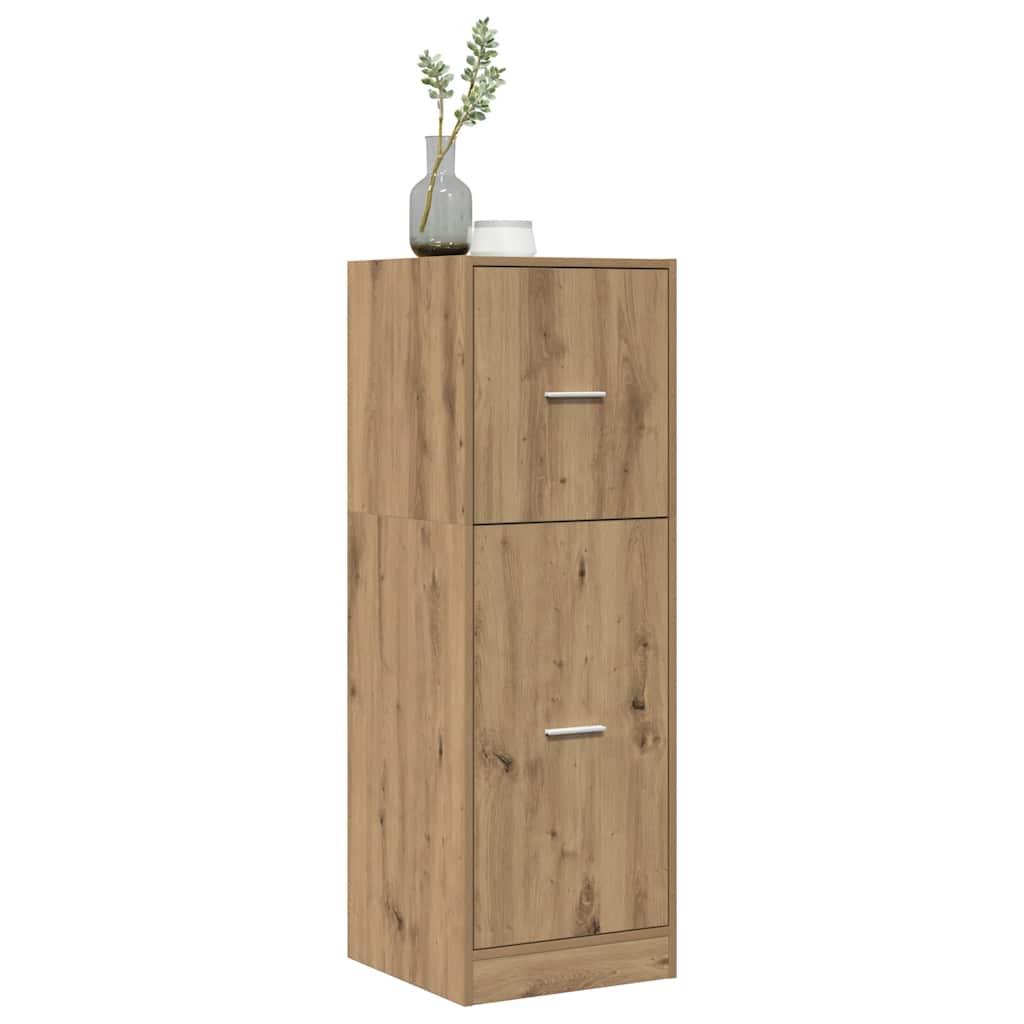 Ormarić za lijekove boja artisian hrast 40x41x118 cm drveni
