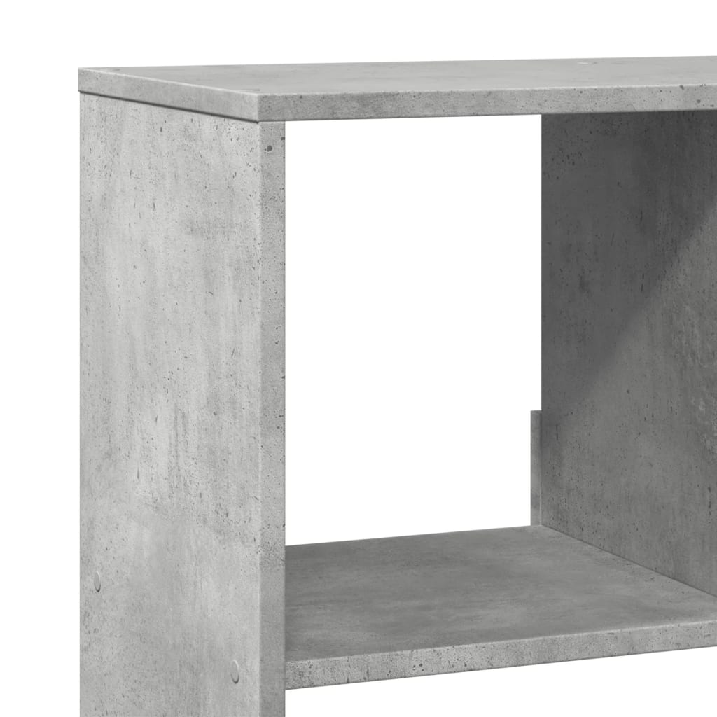 Regal za knjige boja betona 100x33x125,5 cm konstruirano drvo