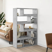 Regal za knjige boja betona 100x33x156,5 cm konstruirano drvo
