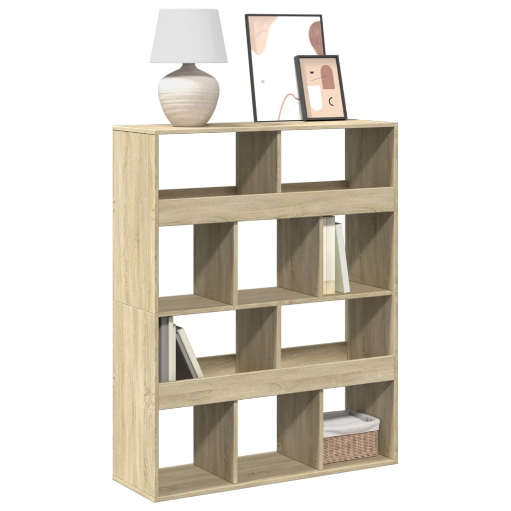 Regal za knjige boja hrasta 100x33x125,5 cm konstruirano drvo