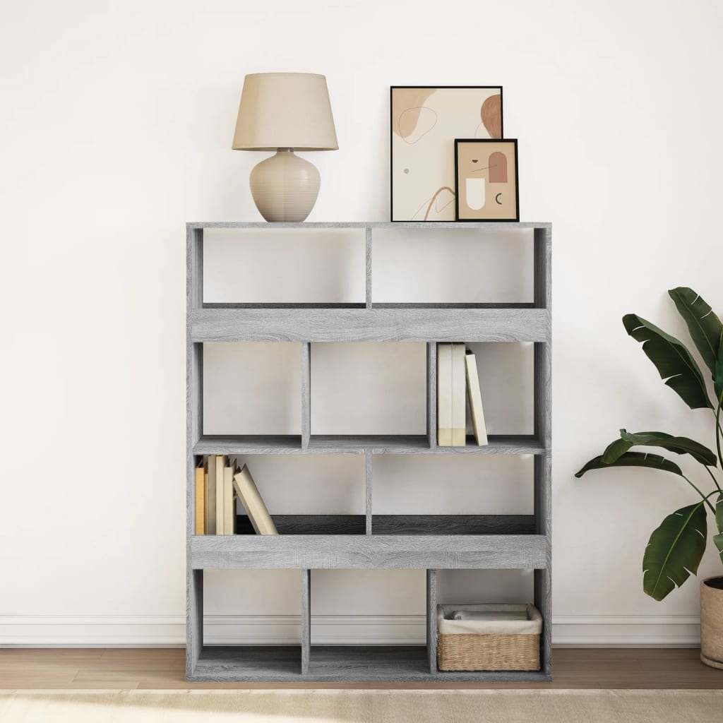 Regal za knjige boja hrasta 100x33x125,5 cm konstruirano drvo