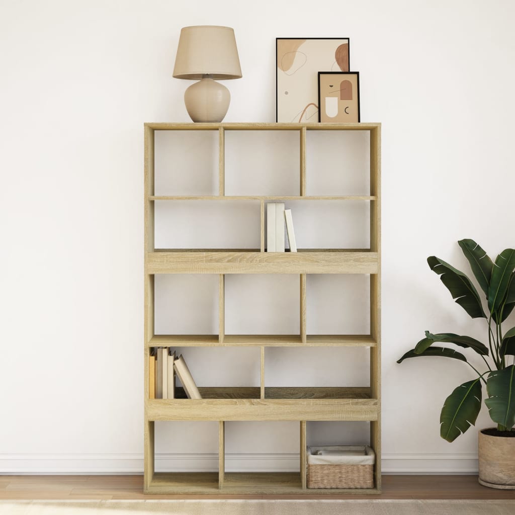 Regal za knjige boja hrasta 100x33x156,5 cm konstruirano drvo