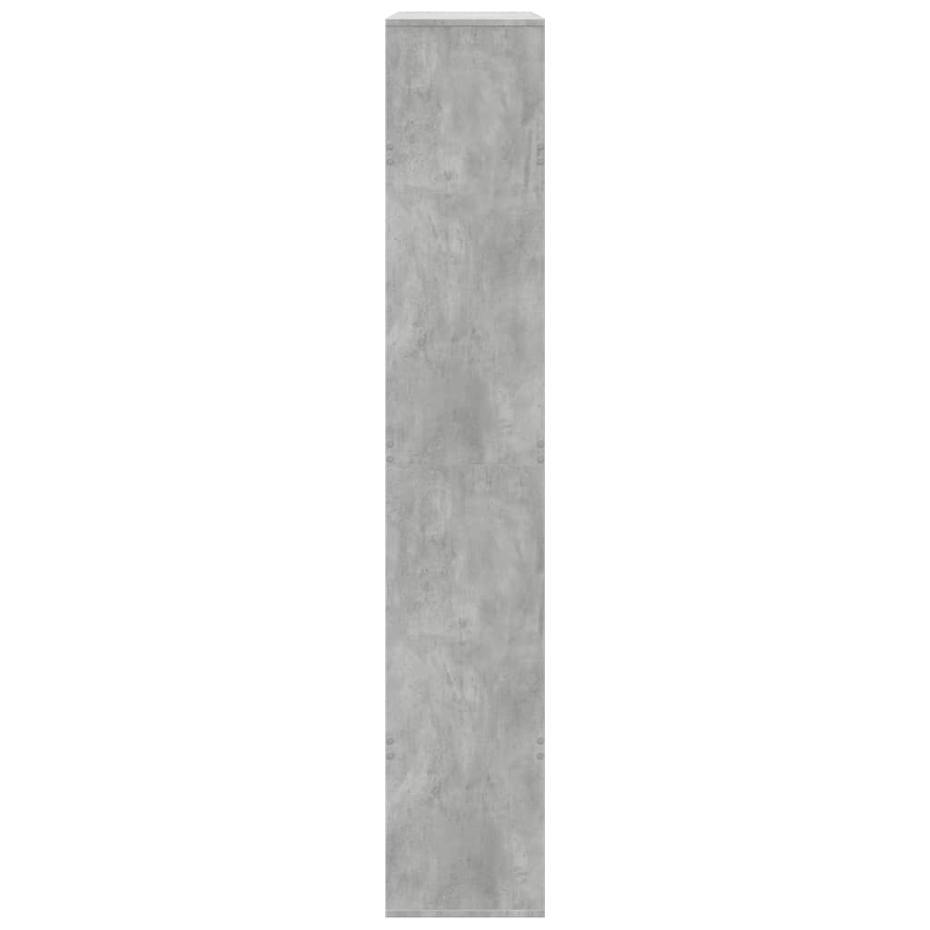 Regal za knjige boja betona 100x33x187,5 cm konstruirano drvo