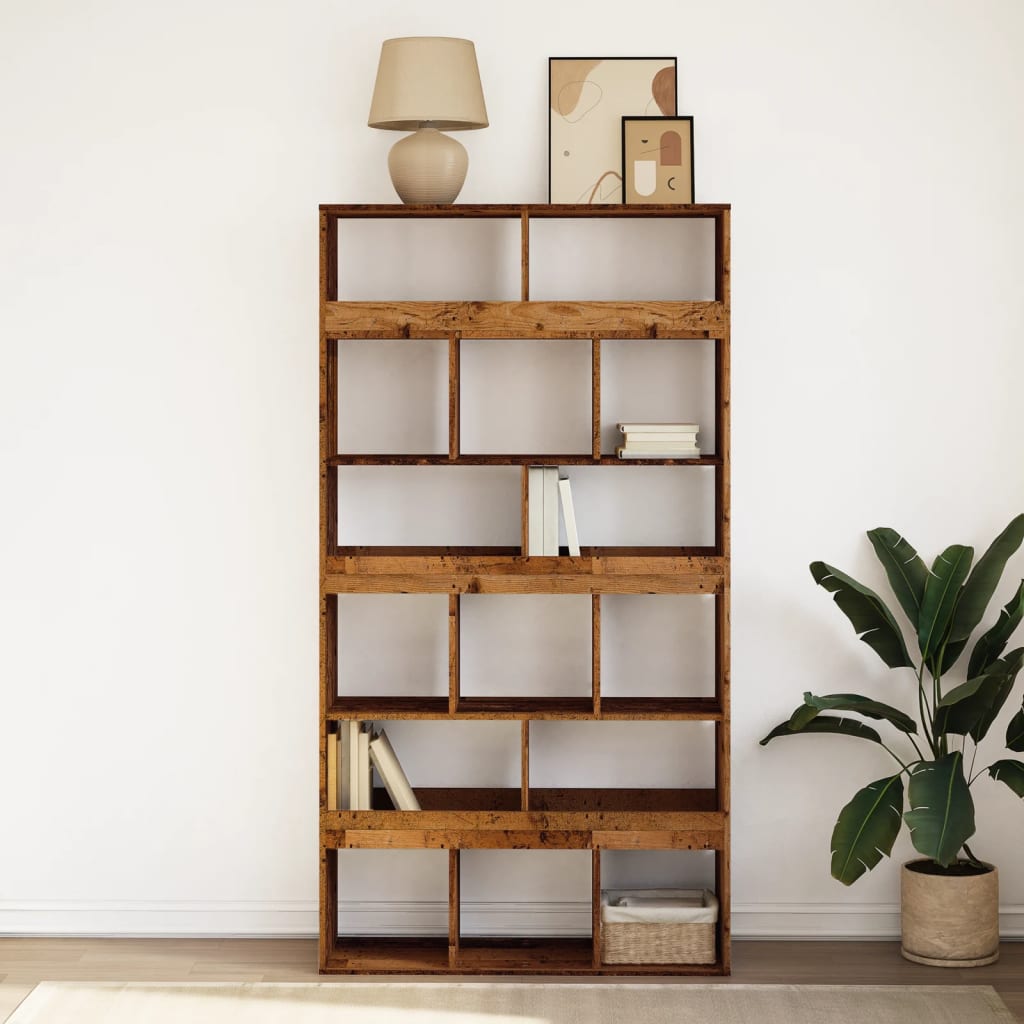 Regal za knjige boja drva 100x33x187,5 cm konstruirano drvo