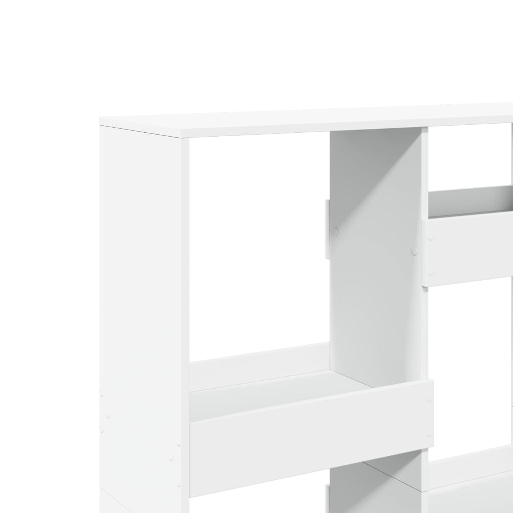 Regal za knjige bijeli 100x33x135 cm od konstruiranog drva