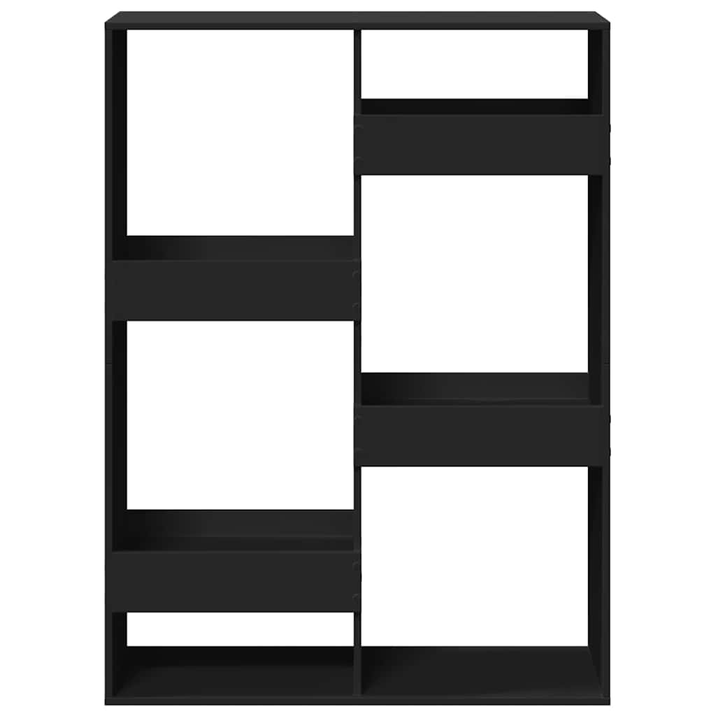 Regal za knjige crni 100x33x135 cm konstruirano drvo