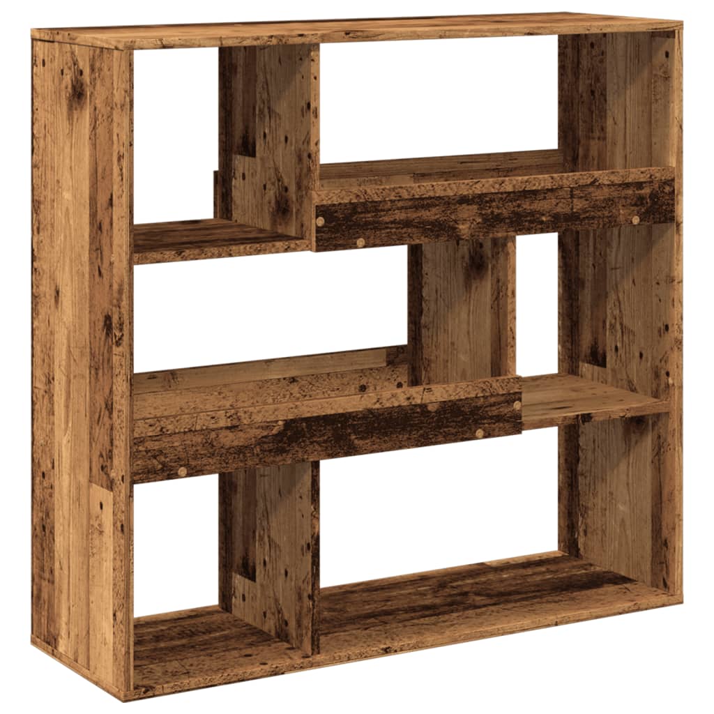 Sobna pregrada boja drva 100 x 33 x 94,5 cm konstruirano drvo