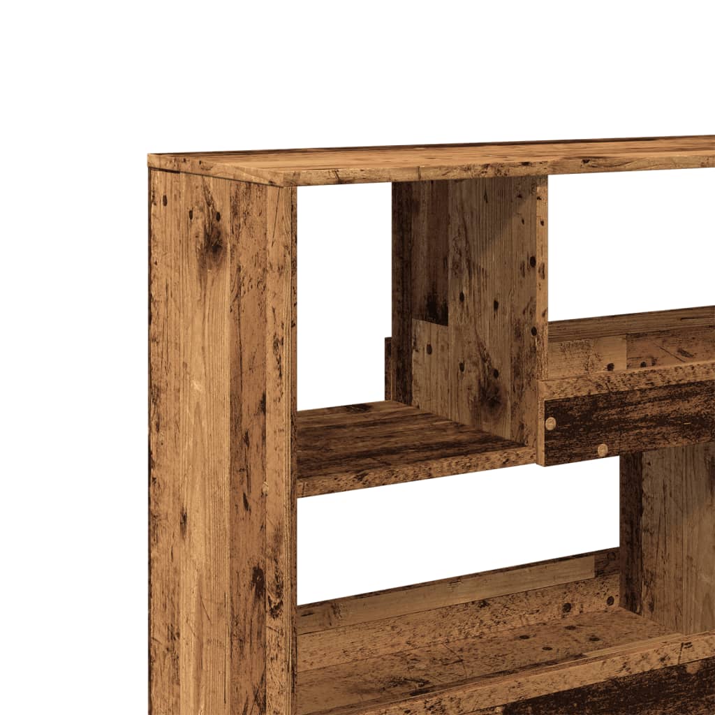 Sobna pregrada boja drva 100 x 33 x 94,5 cm konstruirano drvo