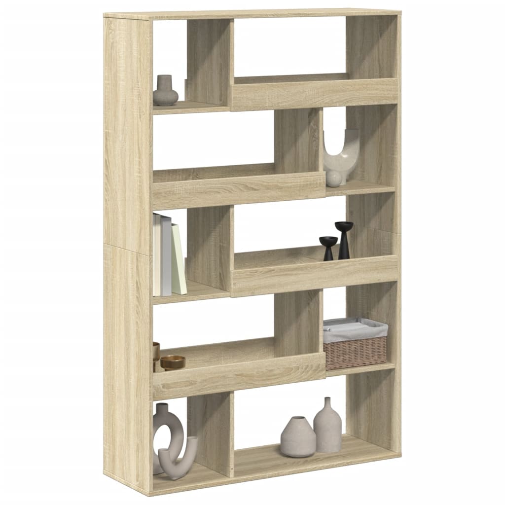 Sobna pregrada boja hrasta 100x33x156,5 cm konstruirano drvo