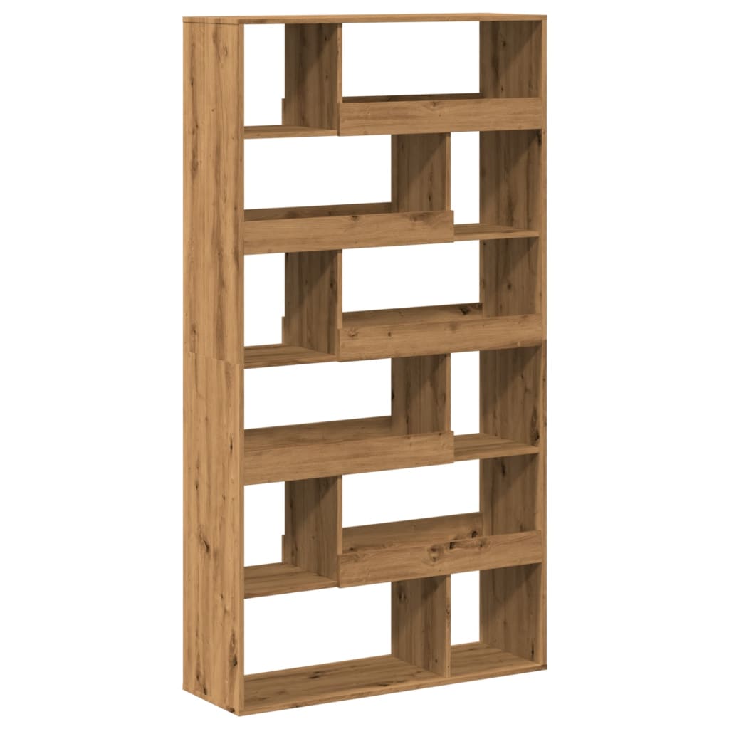 Sobna pregrada boja hrasta 100x33x187,5 cm konstruirano drvo