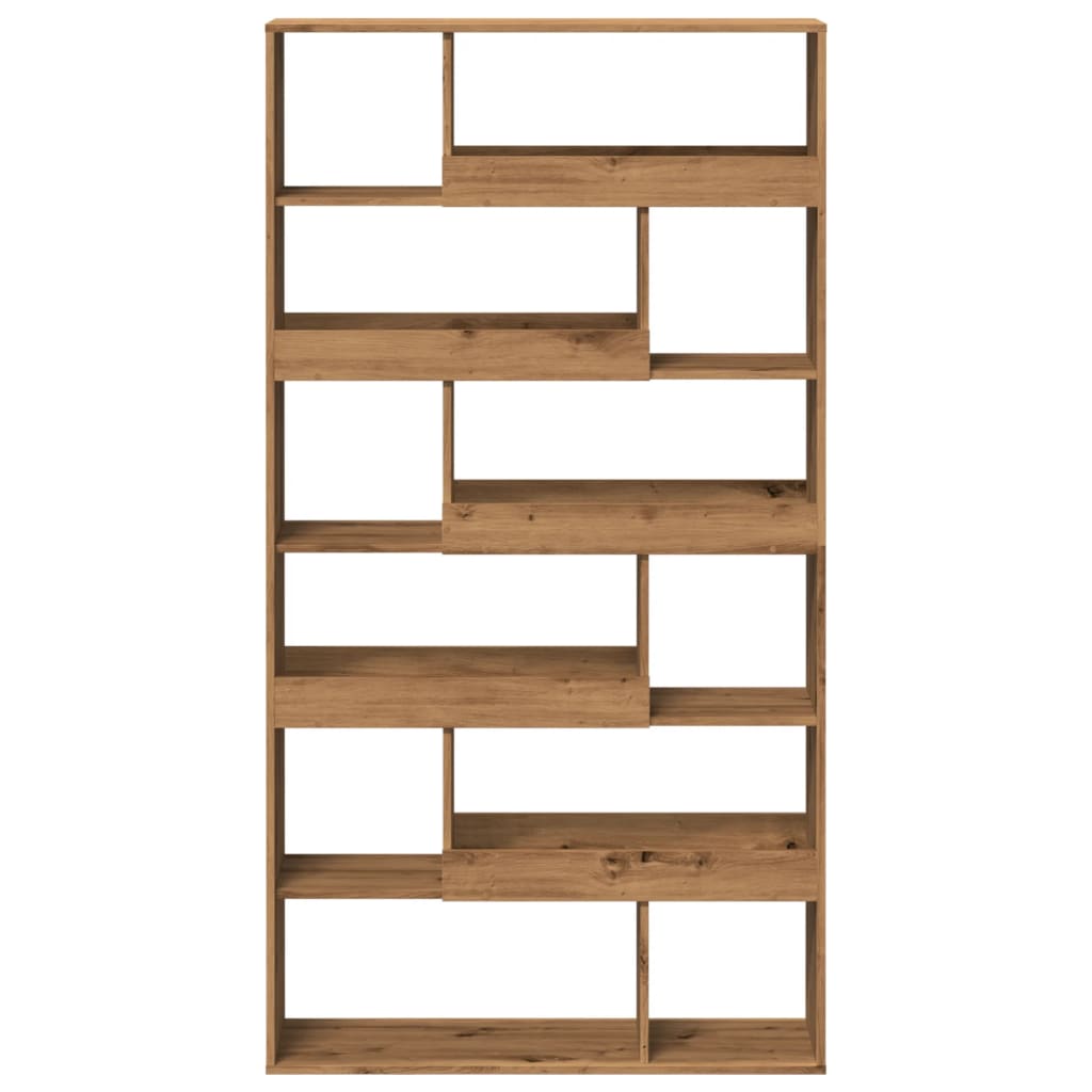 Sobna pregrada boja hrasta 100x33x187,5 cm konstruirano drvo