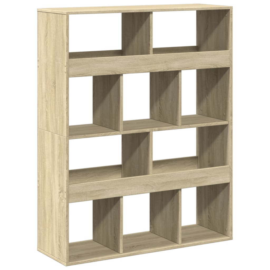 Sobna pregrada boja hrasta 100x33x125,5 cm konstruirano drvo