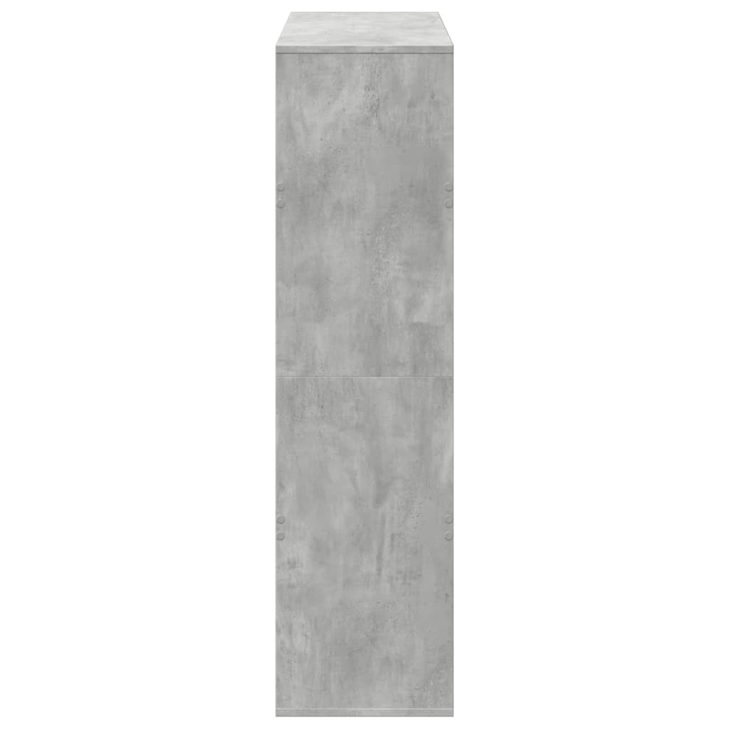 Sobna pregrada boja betona 100x33x125,5 cm konstruirano drvo
