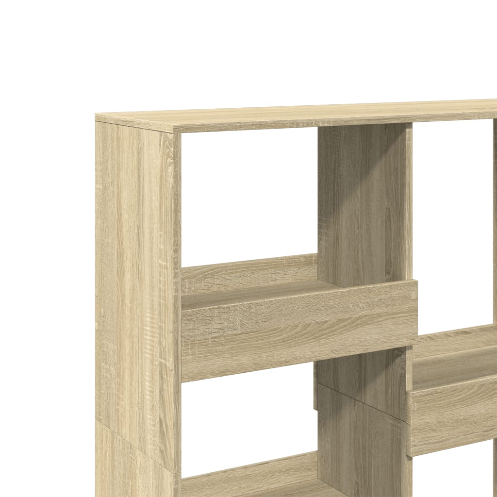 Sobna pregrada boja hrasta 100x33x115 cm konstruirano drvo