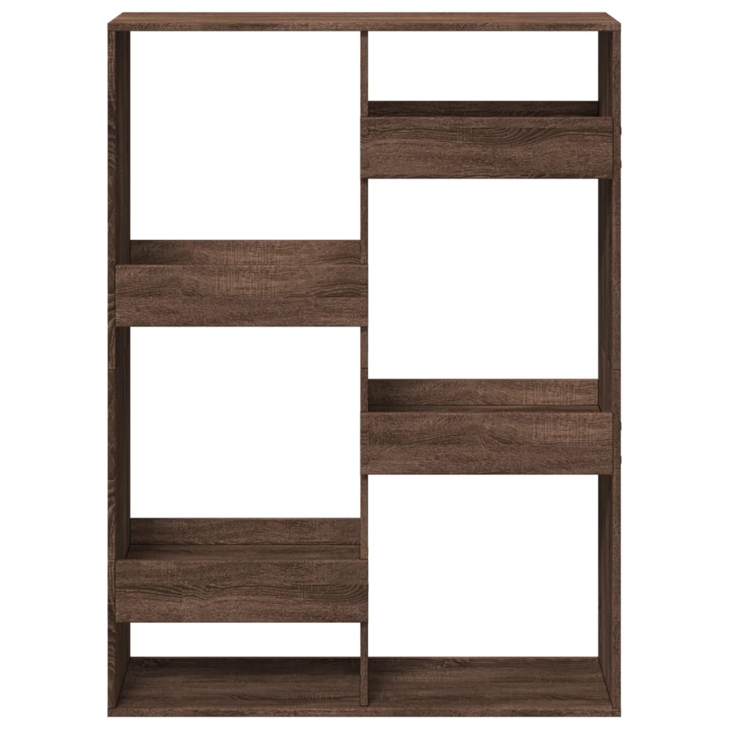 Sobna pregrada boja hrasta 100x33x135 cm konstruirano drvo