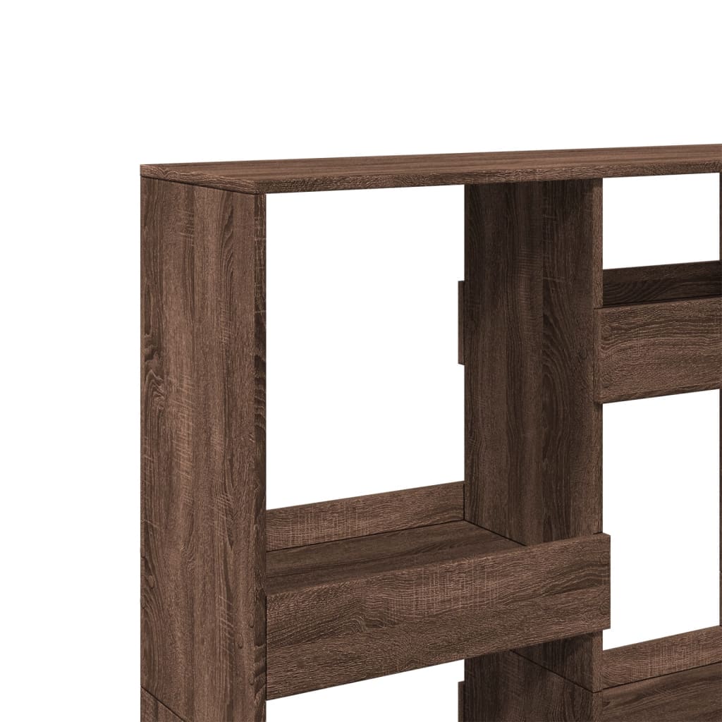 Sobna pregrada boja hrasta 100x33x135 cm konstruirano drvo