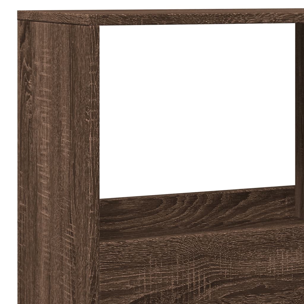 Sobna pregrada boja hrasta 100x33x155,5 cm konstruirano drvo