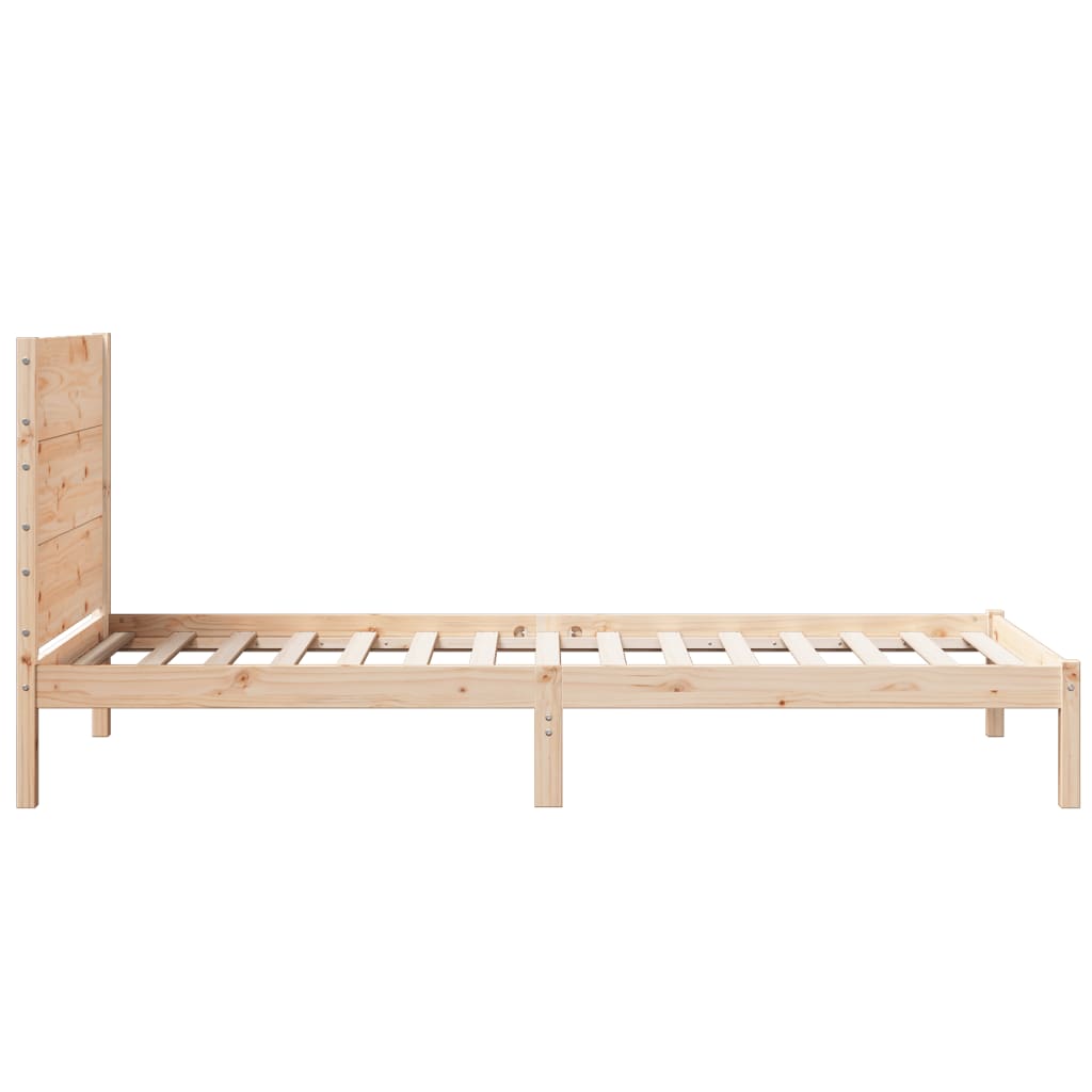Dugi okvir kreveta bez madraca 100 x 210 cm masivno drvo
