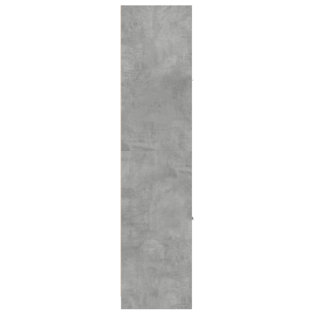 Ormarić za lijekove boja betona 30x41x174,5cm konstruirano drvo