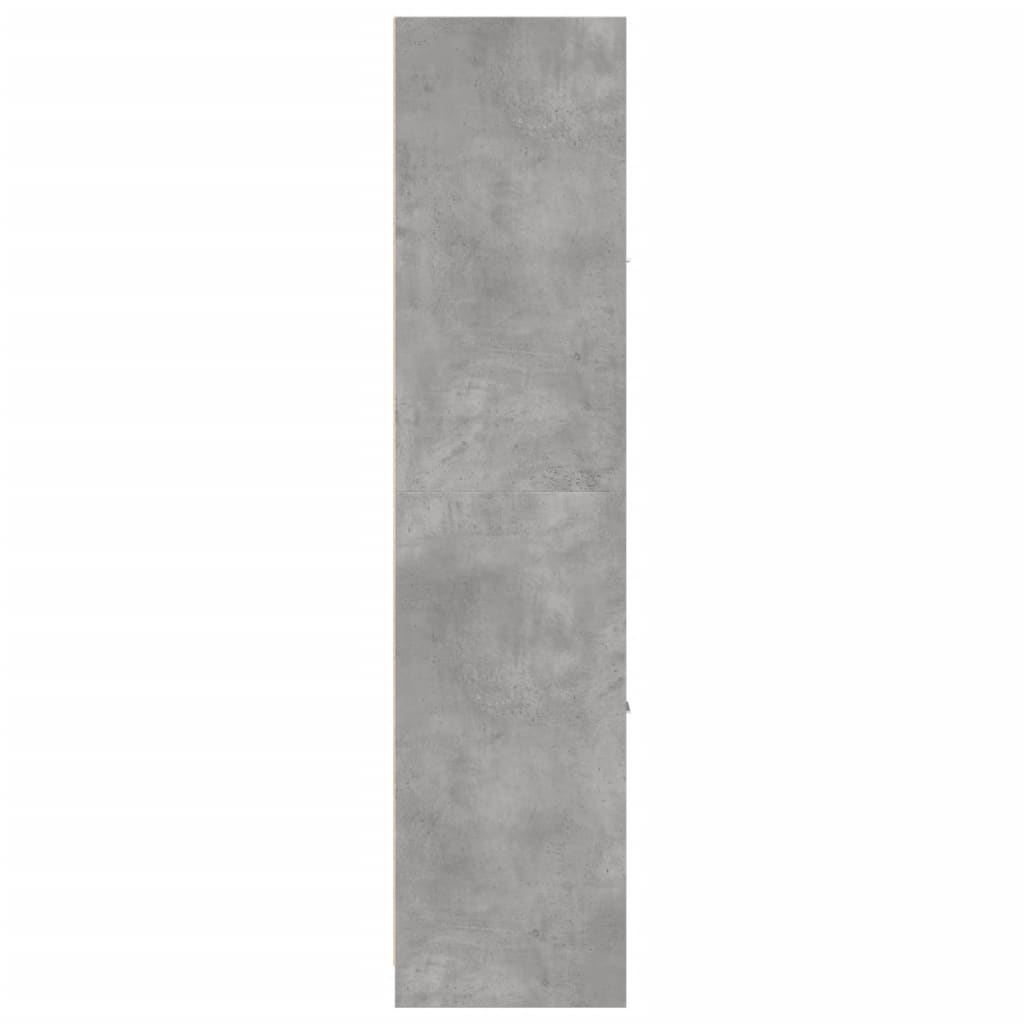 Ormarić za lijekove boja betona 40x41x174,5cm konstruirano drvo